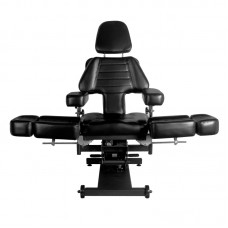 Професійне крісло для татуювань з електроприводом PRO INK 606 чорне