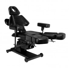 Професиональное кресло для татуировок  с электроприводом PRO INK 606 черное