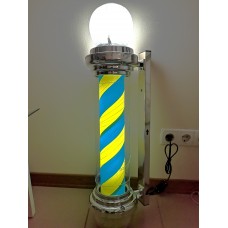 Барбер пул (Barber pole) 85 см жовто блакитний